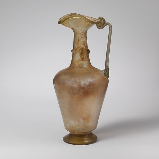 Glass jug with trefoil rim