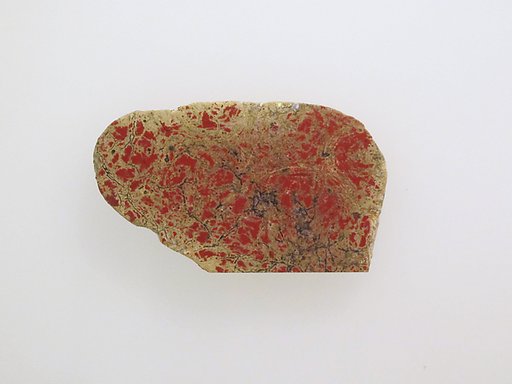 Glass monochrome inlay fragment