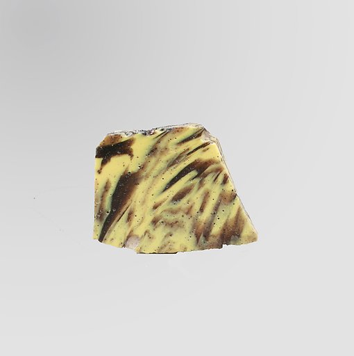 Glass mosaic inlay fragment