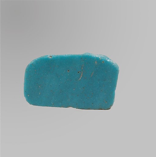 Glass monochrome inlay fragment