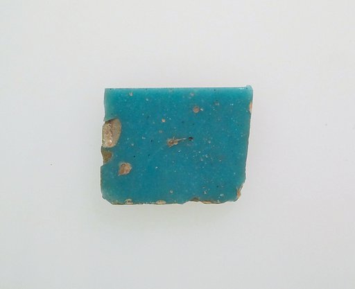 Glass monochrome inlay fragment