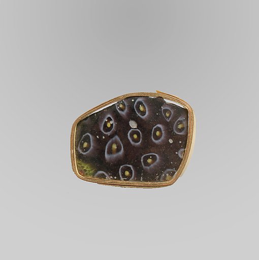 Glass mosaic fragment