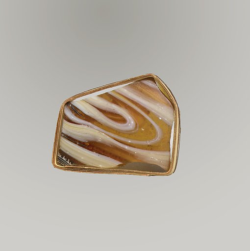 Glass mosaic fragment