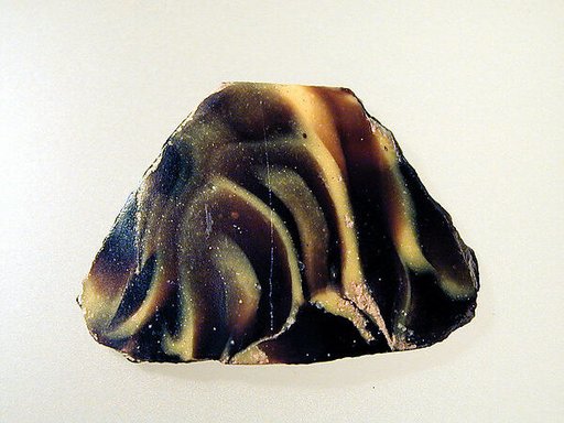 Glass mosaic bowl fragment