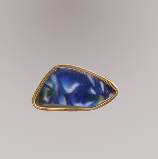 Glass mosaic fragment