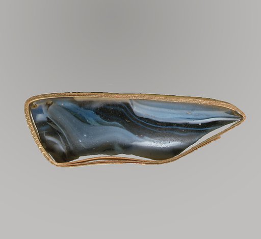Glass mosaic dish fragment