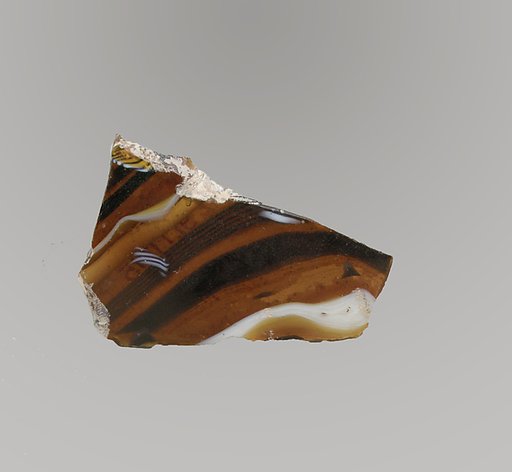 Glass mosaic bowl fragment
