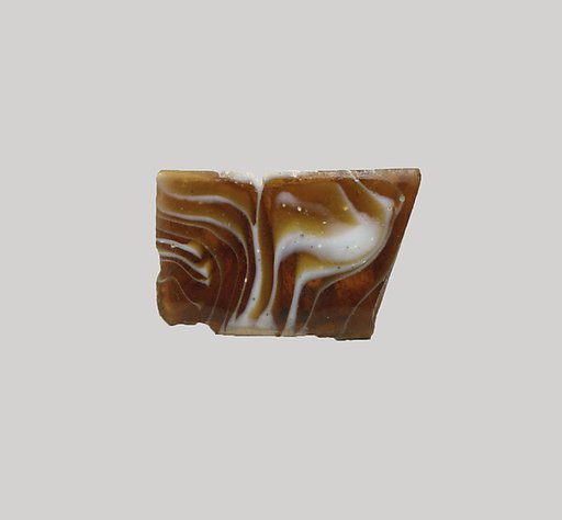 Glass mosaic fragment