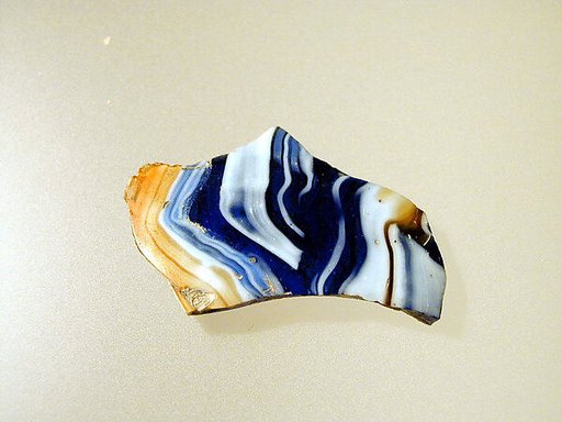 Glass mosaic bowl fragment