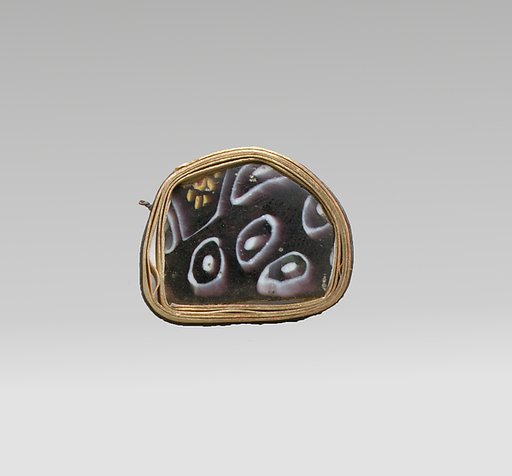Glass mosaic bowl fragment