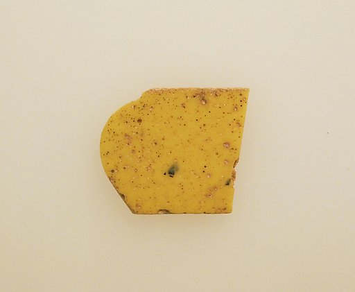 Glass mosaic inlay fragment