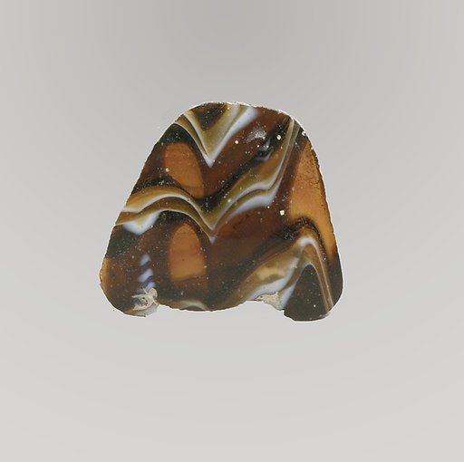 Glass mosaic bowl fragment
