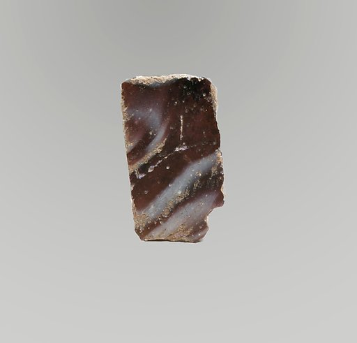 Glass mosaic inlay fragment