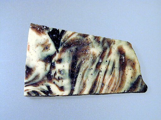Glass mosaic inlay fragment