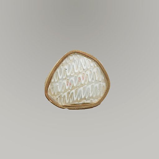 Glass network mosaic fragment