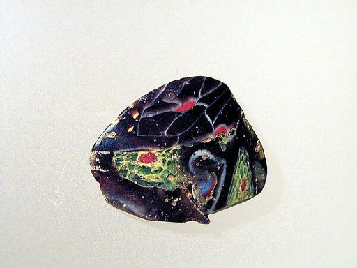 Glass mosaic bowl fragment