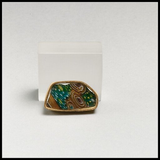 Glass mosaic fragment