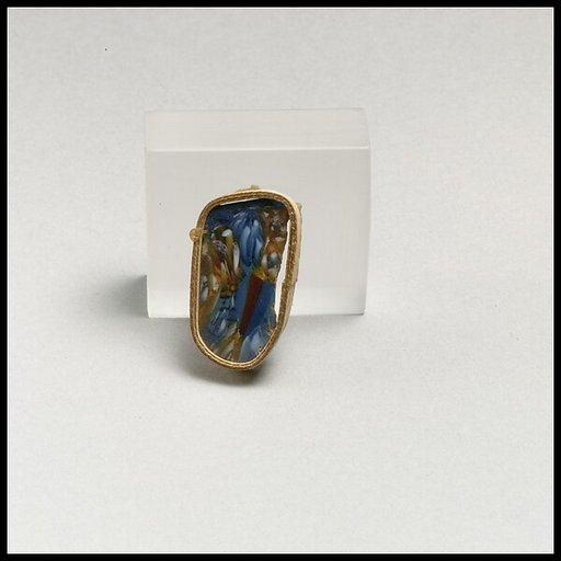 Glass mosaic bowl fragment