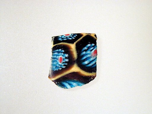 Glass mosaic fragment