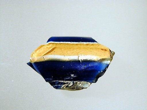 Glass ribbon mosaic base fragment