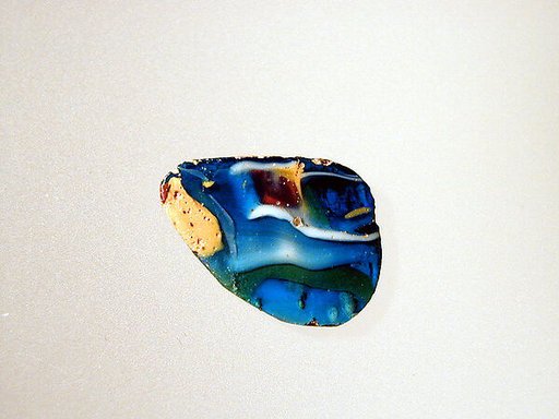 Glass mosaic fragment