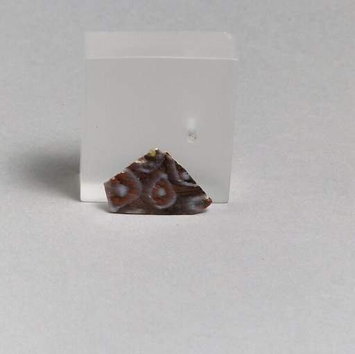 Glass mosaic fragment