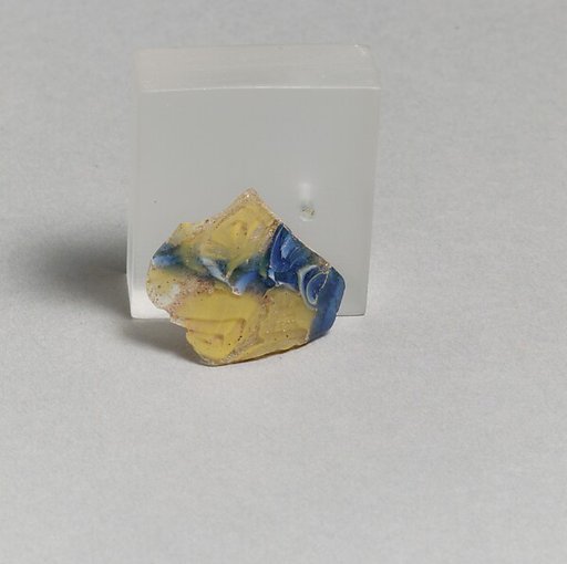 Glass mosaic fragment