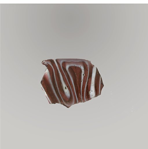 Glass mosaic bowl fragment