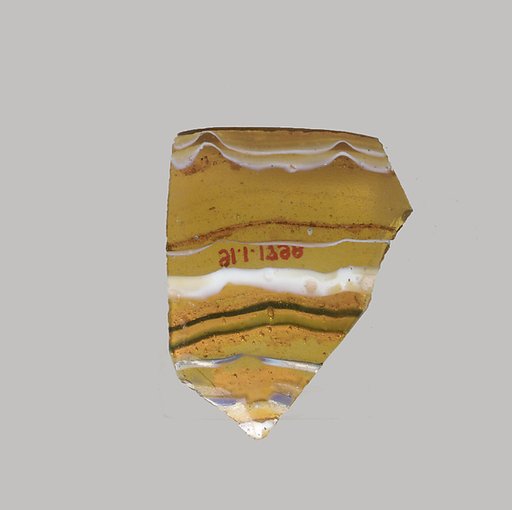 Glass mosaic bowl fragment