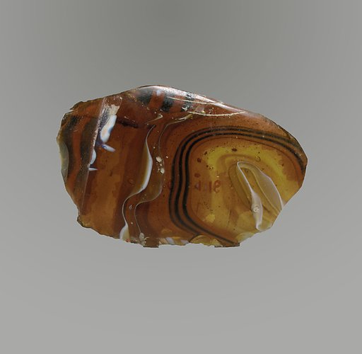 Glass mosaic bowl fragment