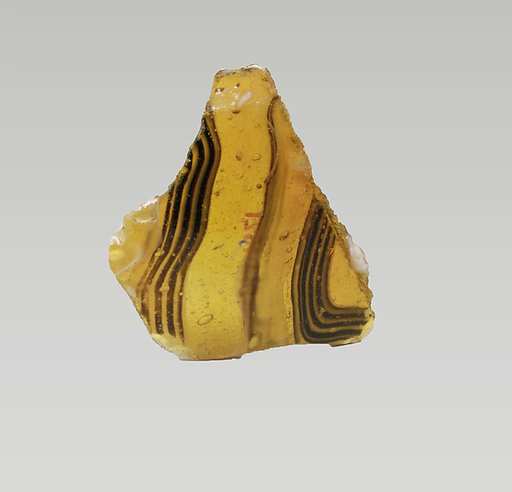 Glass mosaic bowl fragment