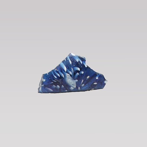 Glass mosaic dish fragment