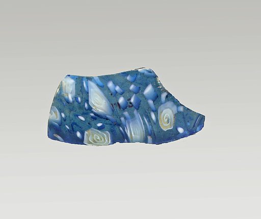 Glass mosaic bowl fragment