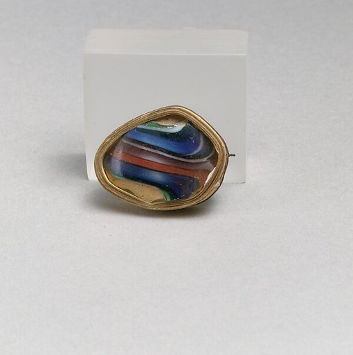 Glass mosaic fragment