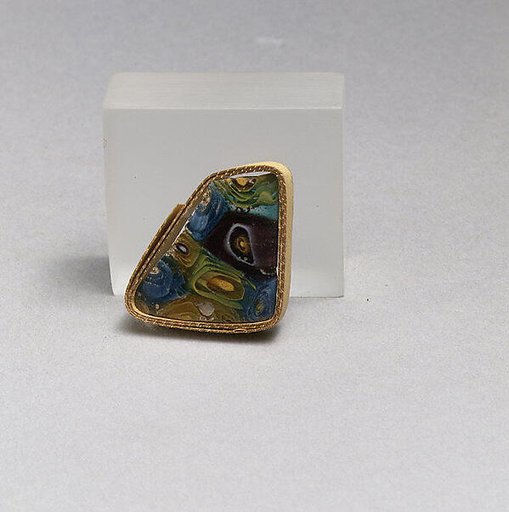 Glass mosaic bowl fragment