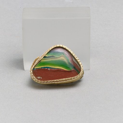 Glass mosaic bowl fragment
