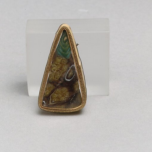 Glass mosaic fragment