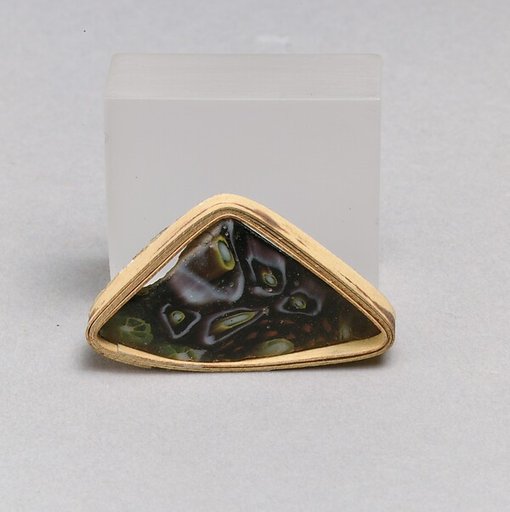 Glass mosaic bowl fragment