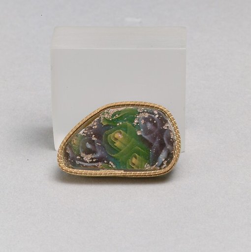 Glass mosaic bowl fragment