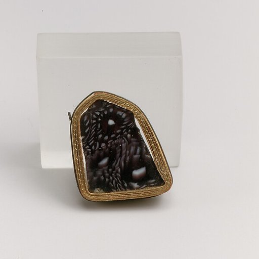 Glass mosaic bowl fragment