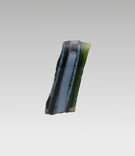 Glass mosaic fragment