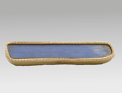Glass monochrome inlay fragment