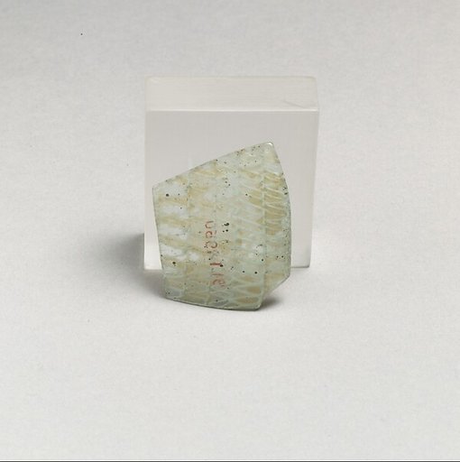 Glass network mosaic fragment