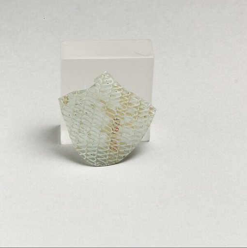 Glass network mosaic fragment
