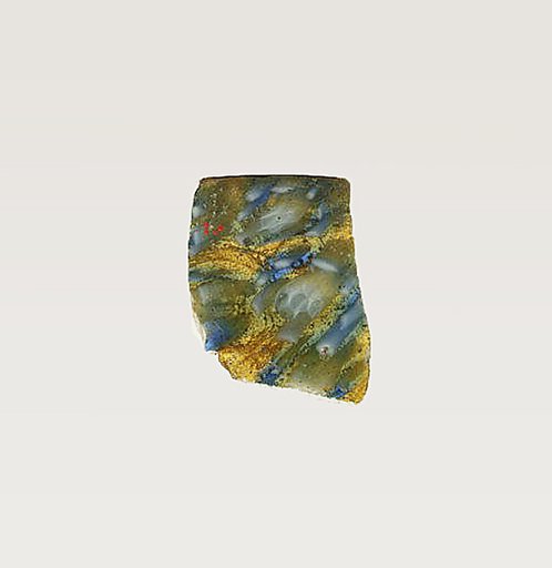 Glass mosaic fragment