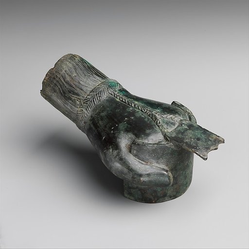 Bronze hand of a boxer