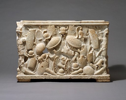 Marble cinerary urn