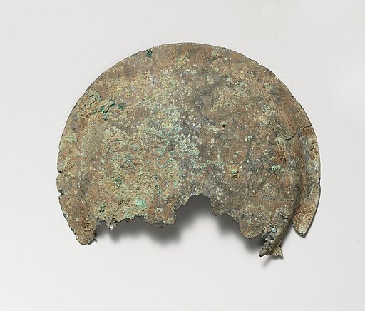 Miniature bronze shield