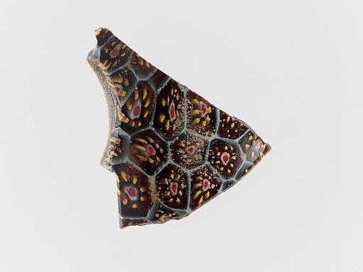Glass mosaic bowl fragment