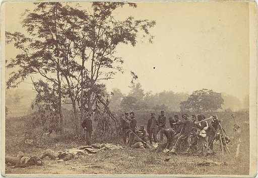 Burying the Dead on the Battlefield of Antietam, September 1862